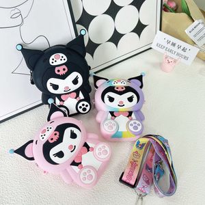 Cartoon per bambini Kuromi Small Silicone Zero Palet, accessori per il tempo libero, borsa a traco