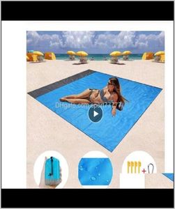 Pad e sport escursionistici all'aperto 2mx1dot4m impermeabile spiaggia coperta esterno materasso materasso a terra per picnic campeggio B8055935