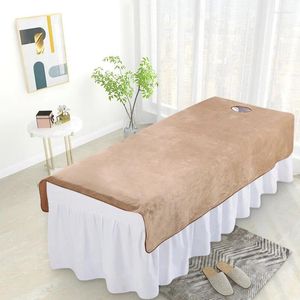 Yastık Katı Kalınlaştırılmış Velvet Güzellik Salon Sheets Spa Masaj Masa Kapağı Yatak Yumuşak/Deliksiz