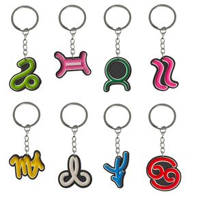 Charms Twee Constellations KeyChain Boys Keychains ryggsäck Shoder Bag Pendant Accessories Charm för Keyring Lämplig skolväska Knyckel Ri OT0UH