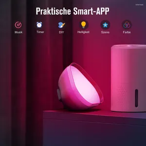 Lampy stołowe Wi -Fi Smart Night Light ładowanie RGB Zmiana kolorów Zmiana aplikacji Control Moc Funkcja Timer dla domowej sypialni