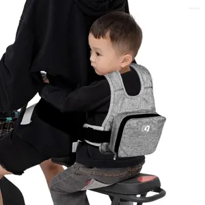保管バッグ子供オートバイセキュリティストラップモーターセーフティベルトバッグを持って子供向け調整可能な幼児ハーネス