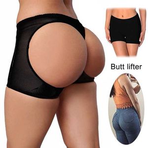 Bel karın şekillendiricisi artı boyutu popo asansör geliştirme kalça shapewear iç çamaşırı nefes alabilen seksi push upbants q240509