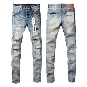 Lila Jeans Denimhose Luxus Herren Purple Jeans Hosen Hochwertiges Design Streetwear Sports Casual Joggers Jogger Pant 51Color