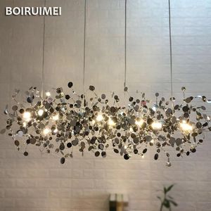 Chandeliers Modern Chandelier Bar Table G9 Pendant Lamp Industrial Suspension Personality Sequin Hanging Light Living Room Home Decor Lustre