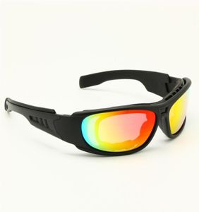 Óculos de sol do Exército Polarizado Daisy One C6 Óculos Militares RX Inserir 4 Lens Kit Men Combate Game Tactical Glasses6858348