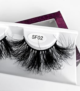 25mm Fluffy Messy Mink Lashes Pack Dramatic Long Lash Extension Set Whole 3d Lash Curly Eyelashes With Packaging4015114