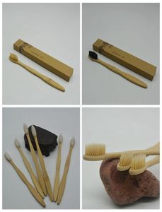 Bambu tandborste bambu kol tandborste mjuk nylon capitellum bambu tandborstar för el resebad leveranser gga973n5740733