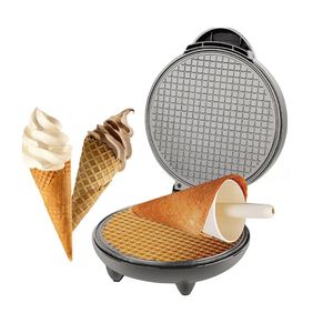 Elektrische knusprige Eierrollenhersteller Omelett Sandeisen Krepp Backpfanne Waffel Pfannkuchen Ofen DIY ICE CREME MACHE EU -Stecker 240516