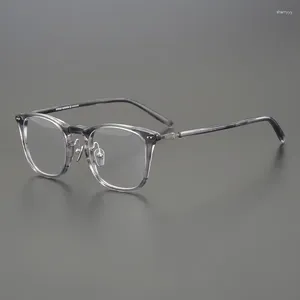 Sunglasses Frames 2024 Glasses Frame Titanium Prescription Women Myopia Eyeglasses For Men Vintage Japan Designer Brand