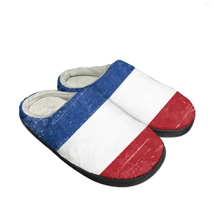 Pantofole bandiera olandese cotone cotone da uomo personalizzato sandali femminili olandesi camera da letto peluche casual mantieni scarpe calde