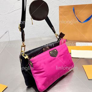 3 arada 1 pamuk çanta yumuşak crossbody lüks tasarımcı omuz çantaları kadın kıyafetler çanta mini çanta kalitesi orijinal deri moda yazı donanımı çıkarılabilir kayış