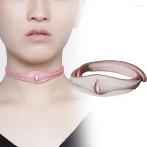 Hänge halsband djävulens ögonrosa choker unisex gotisk ond armband personlig punk skräck halsband armband smycken halloween tillbehör