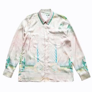 24SS Shirt Men Women 1:1 Best Quality Full Printing Print Hawaiian Top Shirts