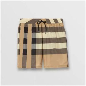 Street Plaid Shorts, Herren neue Sommerhosen, modische Strandhosen, gerade Beinsport -Casualhosen