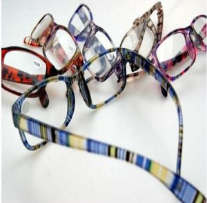 30pcslot moda renkli okuma gözlükleri çeşidi renk güç gücü 100 ila 400 karışık sırayı kabul edin3951481