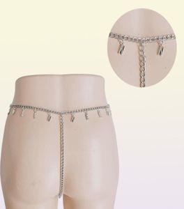 Crystal litera Angel Bitch Belly Chains for Women Bohemia Beach Belt Belt Sieć kobiecy urok Akcesoria Ubranie Łańcuch ciała P0818626207