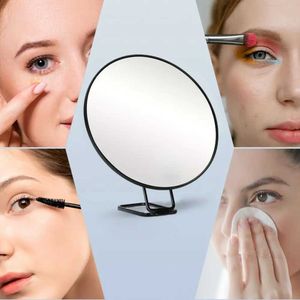 Kompakta speglar Magnifier Ljus bakgrundsbelysning 10x/20x/30x med tillagd förstoring för kosmetik Makeup Bedroom Tabadrumspegel Q240509