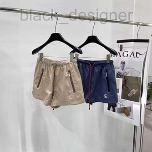 Women's Shorts designer Drawstring elastic waist with double zipper nylon casual shorts for women 24 summer new letter beach sports pants 0WWU