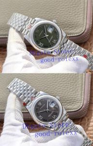 Luxury 36mm Men039s Eta Watch GMF Factory Automatic 2836 Men 904L Steel Jubilee Bracelet 126281 126284 126201 126234 126203 Dat2374053