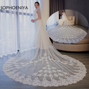 Brautschleier Reales Bild Casamento Veil 2021 Hochzeit Voile de Mariee Accessoires Veu Noiva Velo Novia 3547