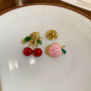 Spettasche simpatiche frutti di ciliegio frutti di ciliegio dolce ampio stile creativo accessori all'ingrosso donne all'ingrosso