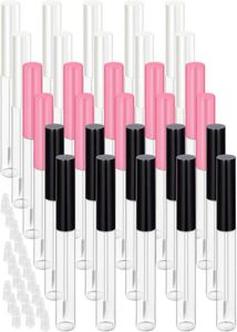 20 PCS 10 ml Tubo de brilho labial vazio garrafa de lábio reabastecida Recipiente de brilho plástico transparente Lipstick reutilizável garrafa2088516