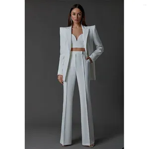 Men's Suits Women's Elegant Two Piece Set Tops Pants Suit Casual Fashion Design Comfortable