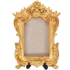 Cornici telaio po supporto per quadro immagine display vintage tabletop desktop oro rustico decorativo retrò decorativo barocco ornato