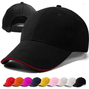 Ball Caps Hats For Men Casual Plain Solid Color Baseball Cap Women Adjustable Breathable Hip Hop Streetwear Trucker Hat