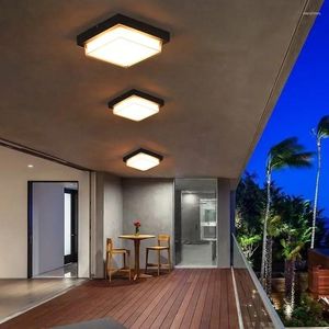 Luci da soffitto Lampada 12W Giardino impermeabile esterno cortile corrido