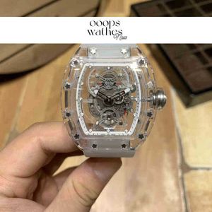 Luxury watch Date Business Leisure Personalized Fashion Transparent Men's and Women's Automatic Mechanical Watches Tape Tide Sports Atmosphere
