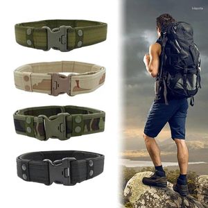 Waist Support 135cm Military Tactical Belt Men Army Plastic Buckle Outdoor Survival Training Hunting Molle Combat Sportswear Accessories