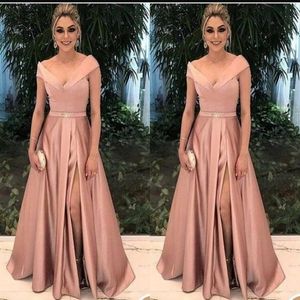 Elegant Mother of the Bride Dresses for Weddings Party Gowns A-Line Satin Pleat Formal Godmother Groom Long Dress Wear 259H