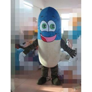 Mascote fantasias adulto blu adulto pillola del fostume della mascotte lol