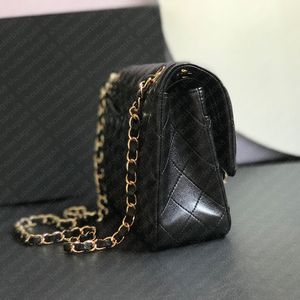 9AA TOP 1 1 Designer bag Flap Bag 23cm 25cm 30cm genuine leather shoulder bag woman crossbody bag sheepskin shoulder bag caviar chain bags With box