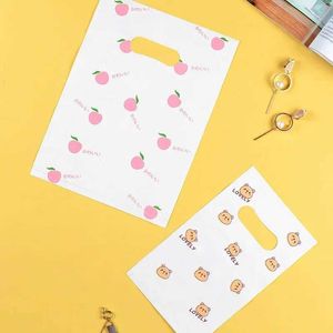 3pcs Geschenkverpackung 25-50pcs/Los kleiner Gänseblümchen transparent Plastiktüte Pretty Mini gemischtes Muster Cartoon Schmuck Juweliergeschenke Geschenke Einkaufen Pou