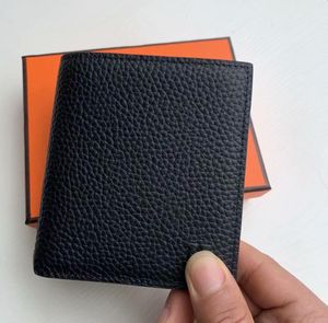 Äkta läder män klassisk plånbok design affärsmode plånböcker och handväska kreditkortshållare Carteras6253866