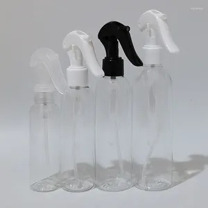 Storage Bottles 100ml 150ml 200ml 250ml Empty Clear Plastic Bottle Trigger Sprayer Water Pumps Used For Flowers Household Makeup Mist Spray