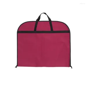 Storage Bags Premium Portable Oxford Cloth Suit Bag With Dust Cover Striped Garment For Travel