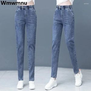 Jeans femminile elastico High Waist Slim Harem Pants Pencil plus size 4xl Pantalone Casual Denim Pantaloni Fashion Vaqueros