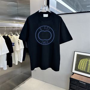 2024 디자이너 TSHIRT 유니니스 렉스 캐주얼 느슨한 티셔츠 여름 티 글자 새로운 패션 짧은 슬리브 커플 TSHIRT 디자이너 옷 순수면 티 CRD2405102