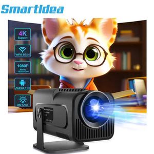 Projectors SmartIdea Android 11 Projector Native 1920 x 1080P 390ANSI Wifi6 BT5.0 Full HD Movie Portable Projector 180 Free Style J240509