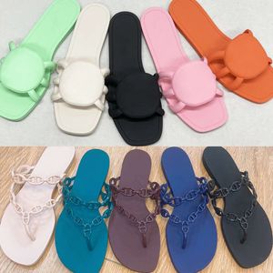 Yeni Tasarımcı Slaytlar Kadın Terlik Yaz Sandalet Moda Seksi Daireler Plaj Flip Flop Sıradan Konfor Ayakkabı Kutusu 322