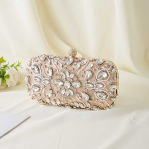 حقيبة سهرة الماس مجموعة عشاء حقيبة مأدبة مصنوعة يدويًا باليد باليد