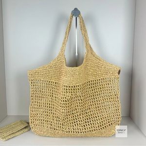 Designer 2024 Bolsa de ombro de verão Tote de palha de palha Bolsas de praia