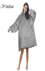 Winter Sleepwear Robe Women Robes Warm Coral Fleece Bathrobe Hooded Dressing Robes Plus Size Long Bath Robe Szlafrok Bata Hombre108542389