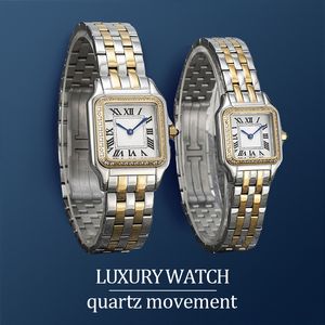 hareket saatleri lüks saatler yüksek kaliteli kadınlar saat 22 veya 27 mm iki boyutlu gündelik paslanmaz çelik altın saat izi altın izleme elmas modern klazik saat