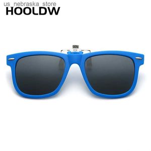 Sunglasses TR90 Polarized Childrens Flip Clip on Photochromic Glasses Boys and Girls Travel Anti UV400 Q240410