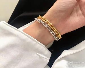 bangle bracelet link chain Wide Ushaped Diamonds Designer chains Men couple fashion designer watche Wedding silver gold gift desi4629092